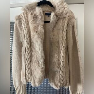 Adolfo Dominguez Sweater with Rabbit Fur